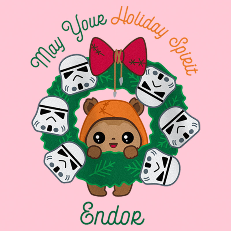 Girl's Star Wars Holiday Spirit Endor T-Shirt