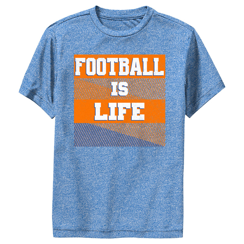 Boy's Lost Gods Football is Life Performance Tee