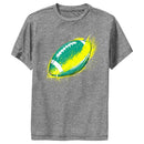 Boy's Lost Gods Green Football Splat Performance Tee