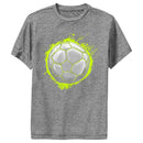 Boy's Lost Gods Light Green Glow Soccer Ball Performance Tee