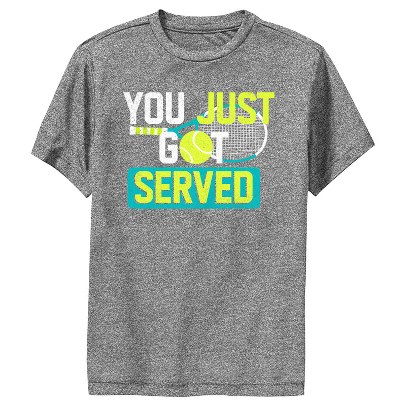 Boy's Lost Gods Got Served Tennis Performance Tee