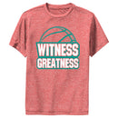 Boy's Lost Gods Witness Greatness Basketball Performance Tee