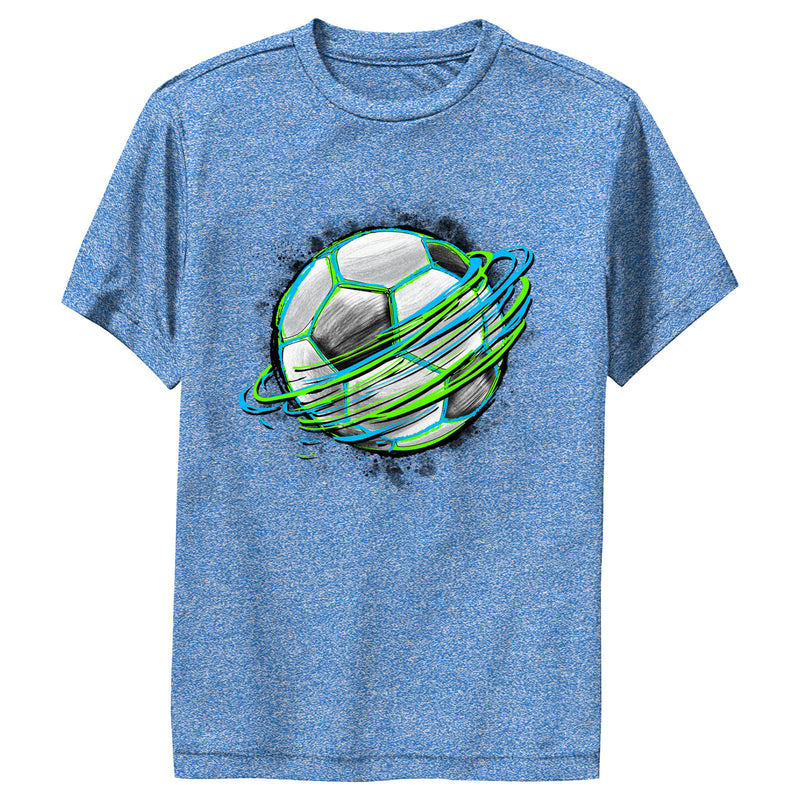 Boy's Lost Gods Soccer Ball Spin Performance Tee
