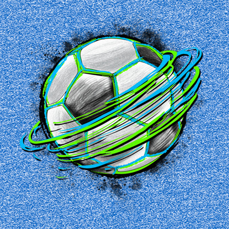Boy's Lost Gods Soccer Ball Spin Performance Tee