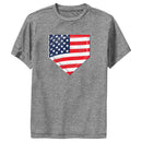 Boy's Lost Gods Baseball Home Plate Flag Performance Tee