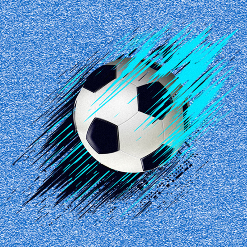 Boy's Lost Gods Blue Soccer Ball Soaring Performance Tee