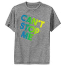 Boy's Lost Gods Can't Stop Me Green Glitch Performance Tee