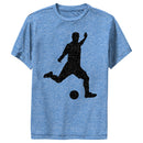 Boy's Lost Gods Soccer Player Silhouette Performance Tee