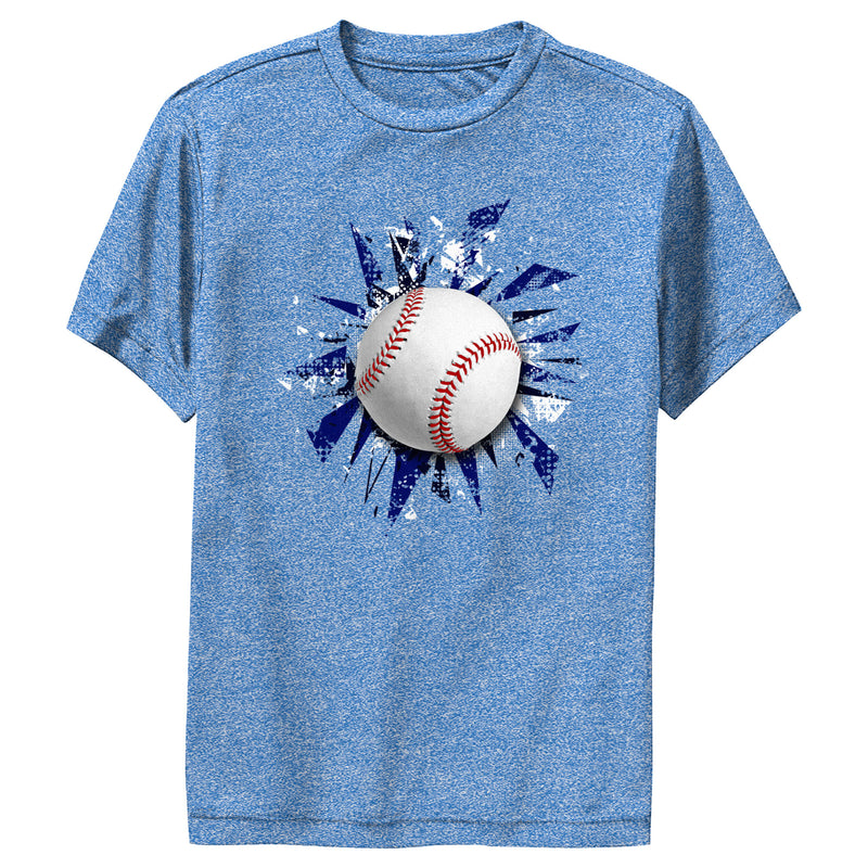 Boy's Lost Gods Geometric Baseball Performance Tee