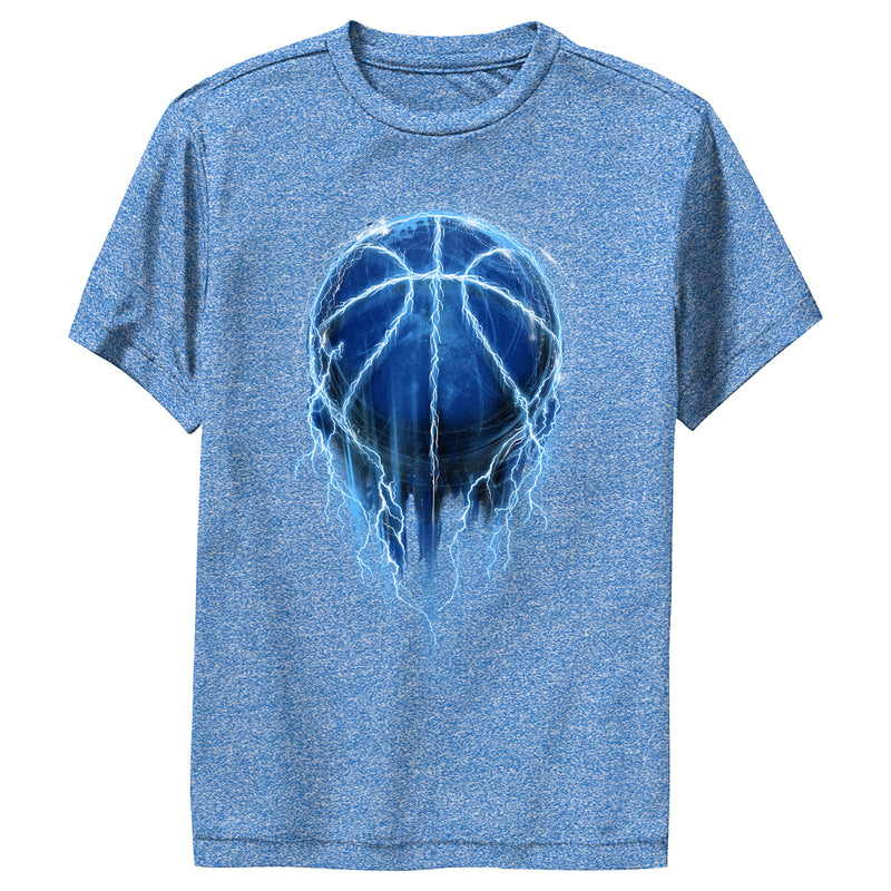 Boy's Lost Gods Blue Lightning Basketball Performance Tee