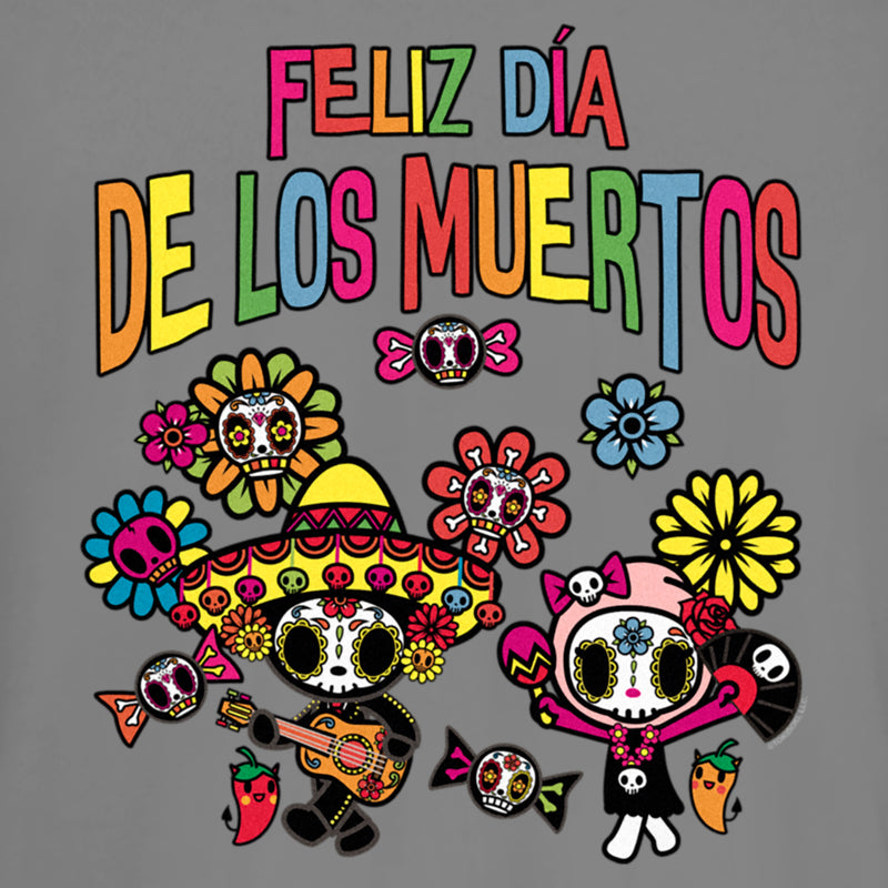 Junior's Tokidoki Adios and Ciao Ciao Feliz Dia de los Muertos T-Shirt