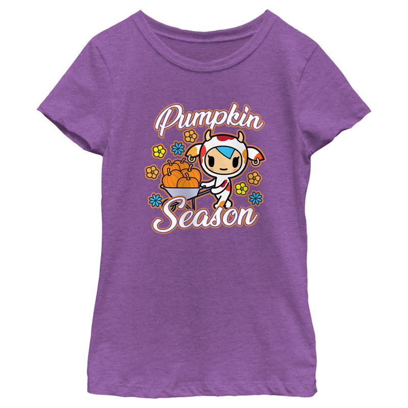 Girl's Tokidoki Pumpkin Season Mozzarella T-Shirt