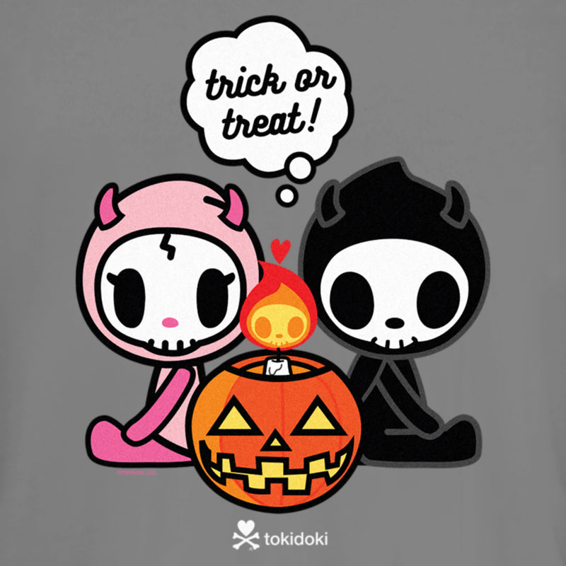 Junior's Tokidoki Halloween Trick or Treat Couple T-Shirt