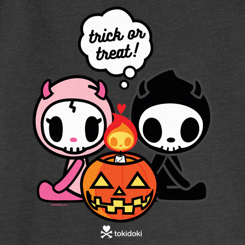 Junior's Tokidoki Halloween Trick or Treat Couple Sweatshirt