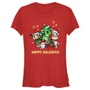 Junior's Tokidoki Happy Holidays Group T-Shirt