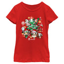 Girl's Tokidoki Christmas Group T-Shirt