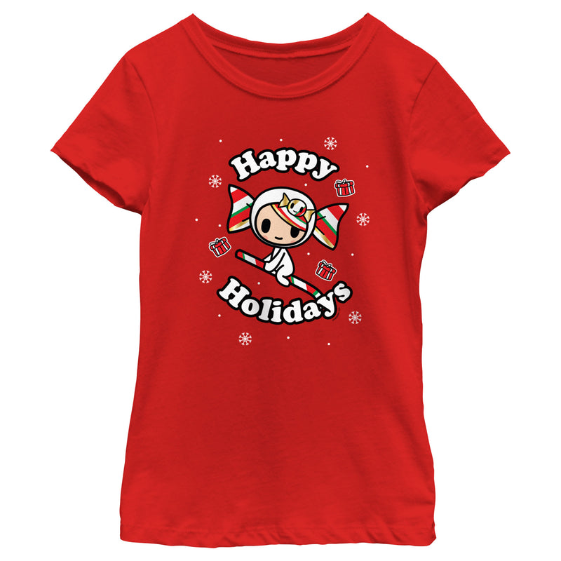 Girl's Tokidoki Happy Holidays Caramella T-Shirt