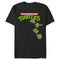 Men's Teenage Mutant Ninja Turtles Jumping Turtles Logo T-Shirt