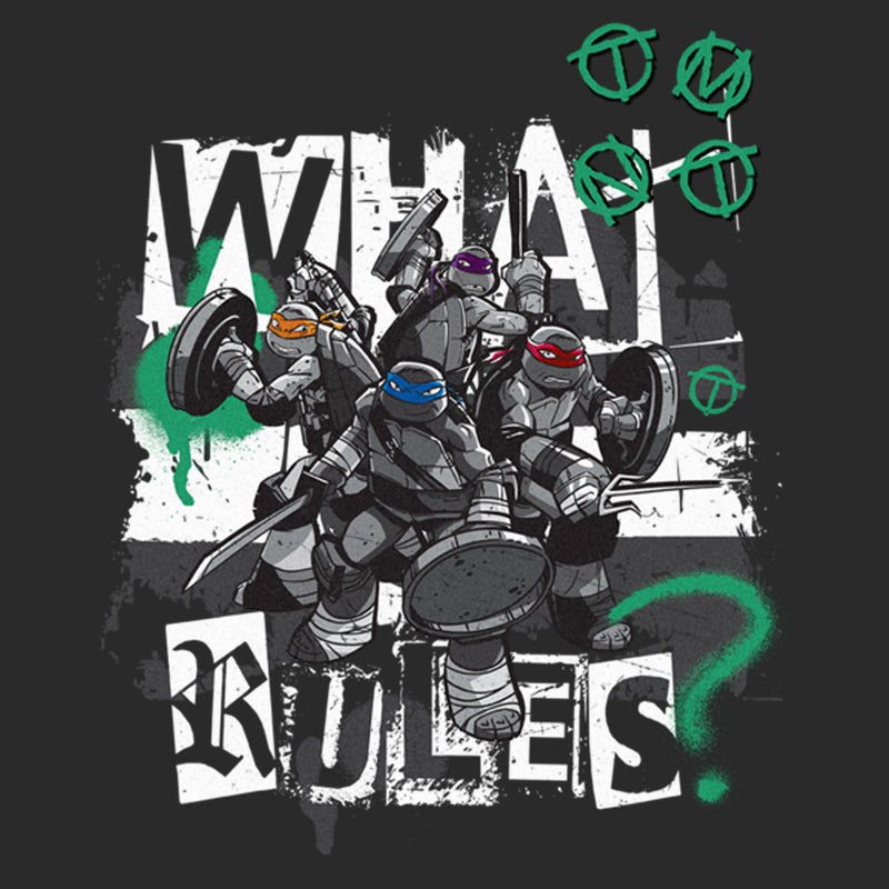 Men's Teenage Mutant Ninja Turtles What Rules? T-Shirt