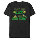 Men's Teenage Mutant Ninja Turtles I Don't Need Luck I Have Ninja Skills T-Shirt