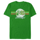 Men's Teenage Mutant Ninja Turtles Retro Striped Cowabunga! T-Shirt