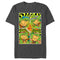 Men's Teenage Mutant Ninja Turtles Groovy Comic Squares T-Shirt