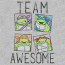 Men's Teenage Mutant Ninja Turtles Distressed Team Awesome Portraits T-Shirt