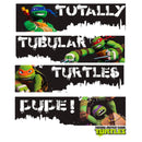 Men's Teenage Mutant Ninja Turtles Totally Tubular Turtles Dude! T-Shirt