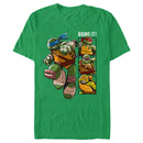 Men's Teenage Mutant Ninja Turtles Bring It Sketch Portraits T-Shirt