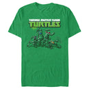 Men's Teenage Mutant Ninja Turtles Fight Scene Logo T-Shirt