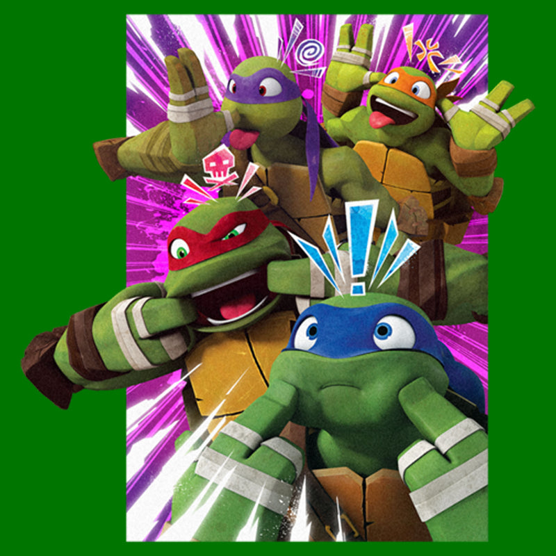 Nickelodeon Men's Teenage Mutant Ninja Turtles TMNT Allover