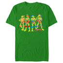 Men's Teenage Mutant Ninja Turtles Animated Turtles T-Shirt