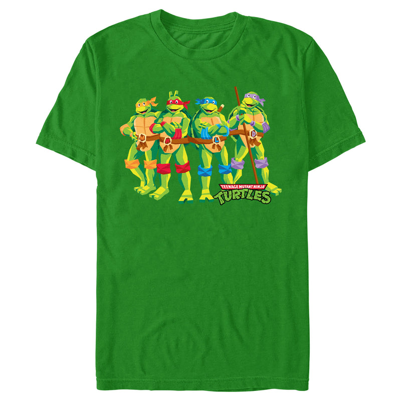 Men's Teenage Mutant Ninja Turtles Animated Turtles T-Shirt