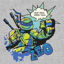 Men's Teenage Mutant Ninja Turtles Comic Leonardo Green Team T-Shirt