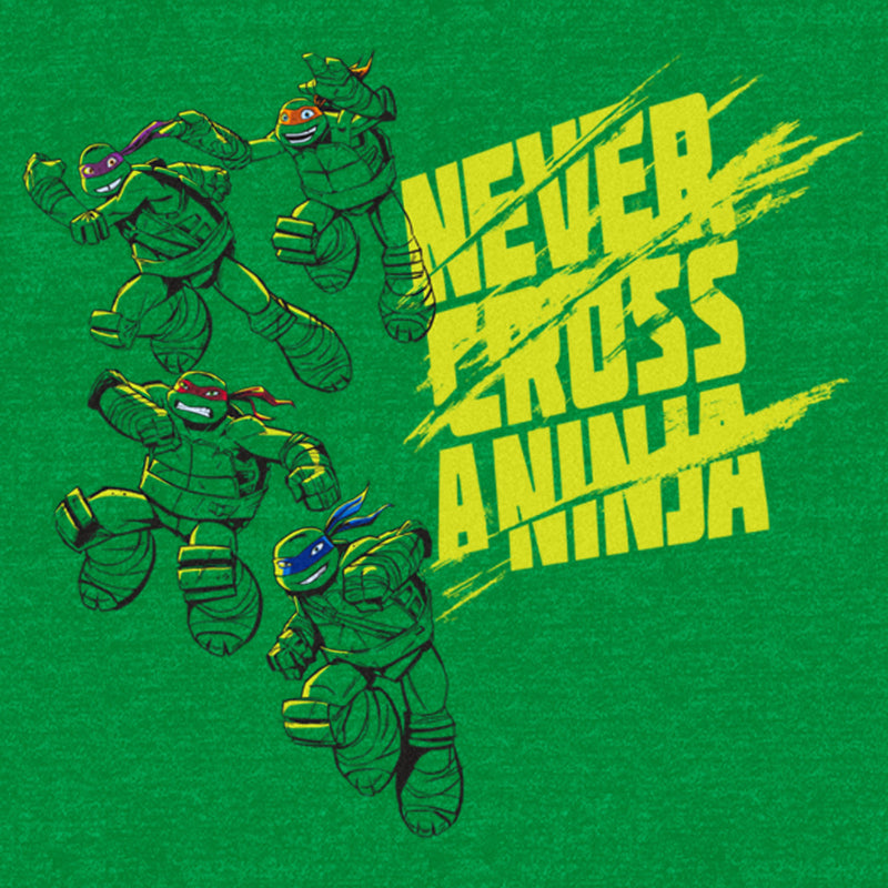 Men's Teenage Mutant Ninja Turtles Never Cross a Ninja T-Shirt