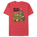 Men's Teenage Mutant Ninja Turtles Christmas Up All Night T-Shirt