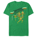 Men's Teenage Mutant Ninja Turtles Group Poses T-Shirt