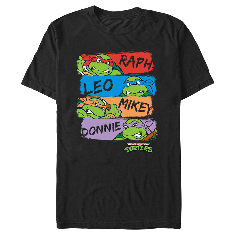 Men's Teenage Mutant Ninja Turtles Artistic Panels T-Shirt