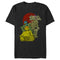 Men's Teenage Mutant Ninja Turtles Retro Brothers Wall T-Shirt