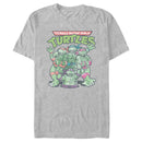 Men's Teenage Mutant Ninja Turtles Watercolor Group Shot T-Shirt