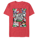 Men's Teenage Mutant Ninja Turtles Comic Book Portraits T-Shirt