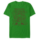 Men's Teenage Mutant Ninja Turtles Distressed Group Shot Logo T-Shirt