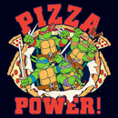 Men's Teenage Mutant Ninja Turtles Pizza Power Group Shot T-Shirt