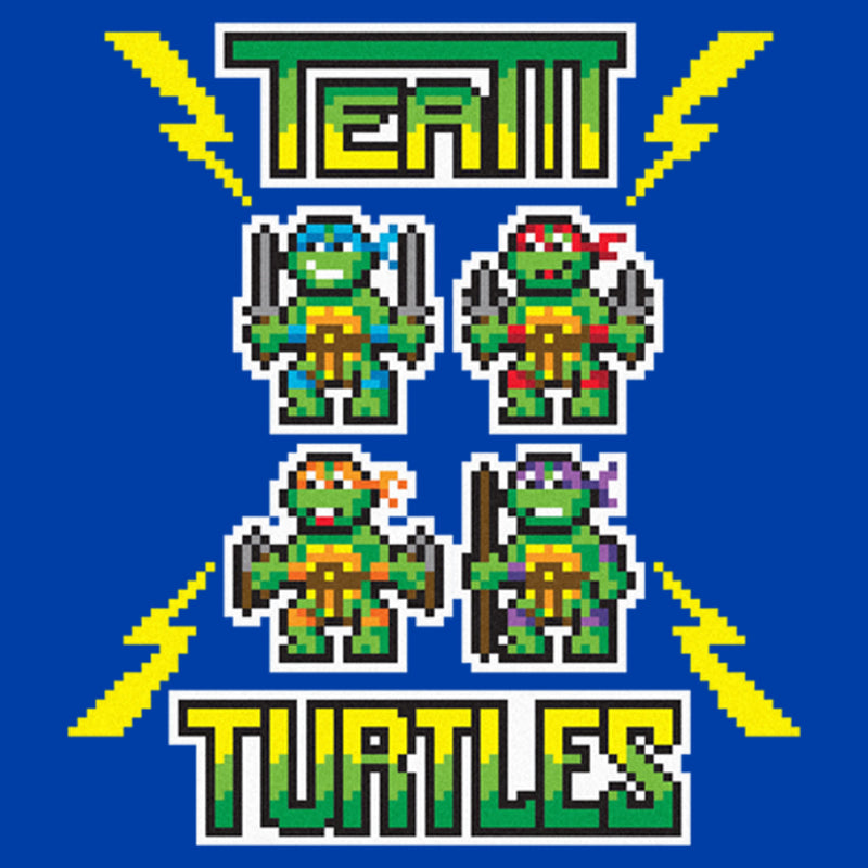 Men's Teenage Mutant Ninja Turtles 8-Bit Team Turtles T-Shirt