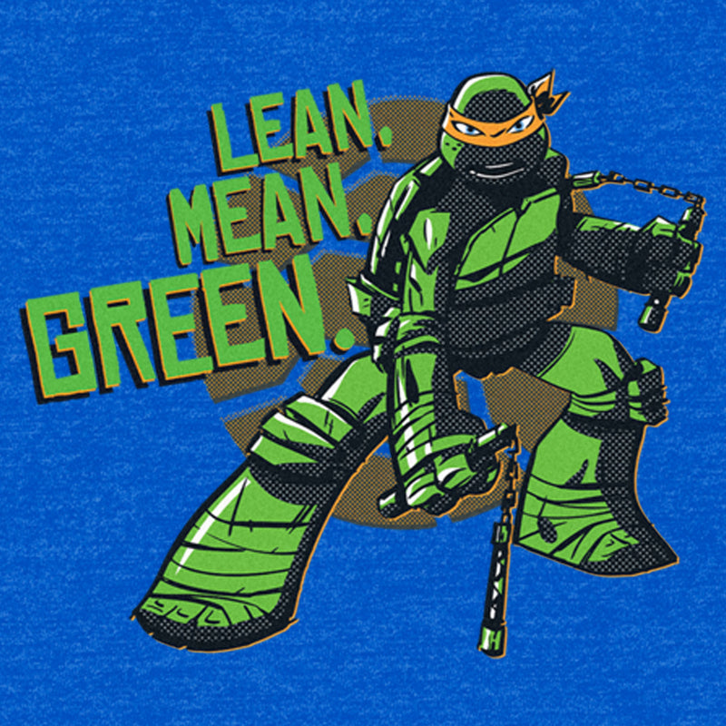 Men's Teenage Mutant Ninja Turtles Lean, Mean, Green Michelangelo T-Shirt