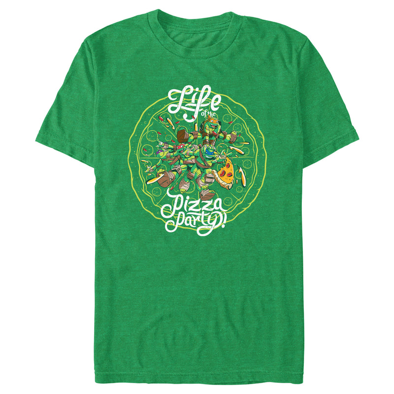 Men's Teenage Mutant Ninja Turtles Life of the Pizza Party! T-Shirt