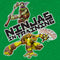 Men's Teenage Mutant Ninja Turtles Michelangelo and Donatello Ninjas in Training T-Shirt