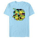 Men's Teenage Mutant Ninja Turtles Geometric Portraits T-Shirt