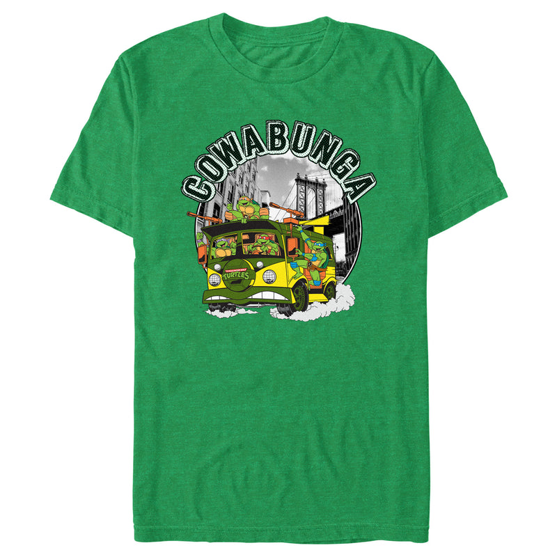 Men's Teenage Mutant Ninja Turtles Cowabunga Group Van T-Shirt