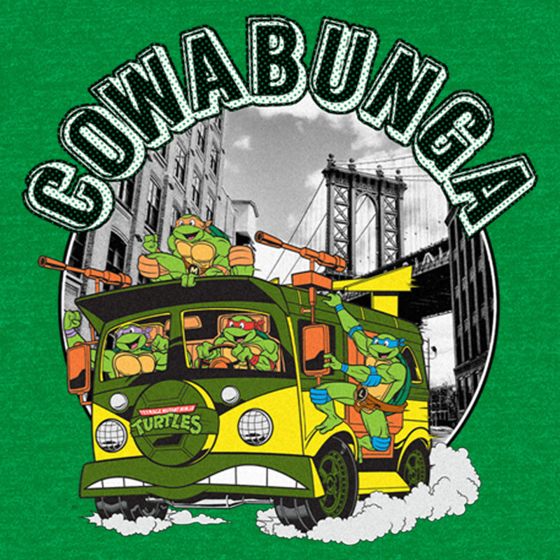 Men's Teenage Mutant Ninja Turtles Cowabunga Group Van T-Shirt